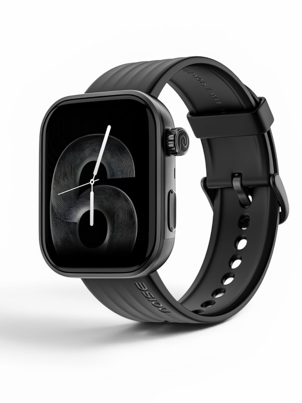Smartwatch Noise ColorFit Jet Black Stainless Steel Pro 6 Smart Watch AMOLED FC1